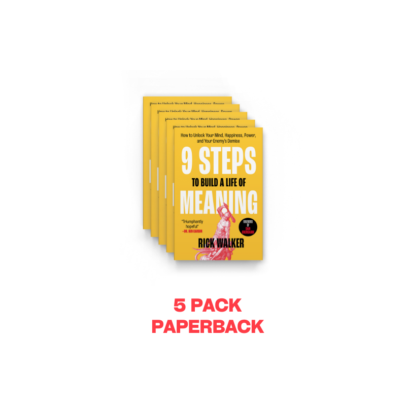 "9 Steps To Build a Life of Meaning" - Hard Cover Book