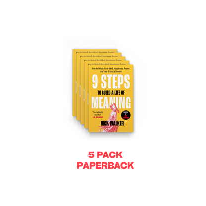 "9 Steps To Build a Life of Meaning" - Hard Cover Book